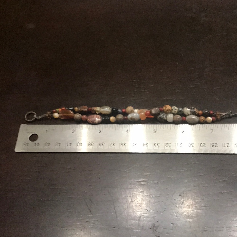 Rock bead bracelet - Picture 2 of 3